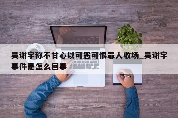 吴谢宇称不甘心以可恶可恨罪人收场_吴谢宇事件是怎么回事